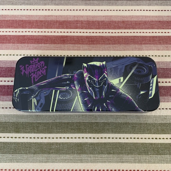 Black Panther Tin Pencil Box - Picture 1 of 5